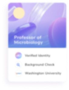 Professor of Microbiology credential